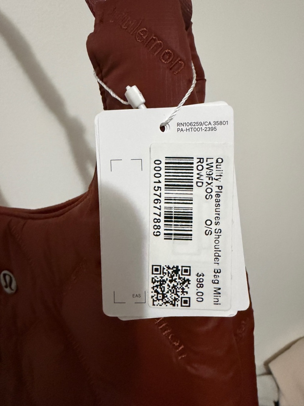 lululemon athletica Quilted Shoulder Mini Bag in Rust - Picture 4 of 5